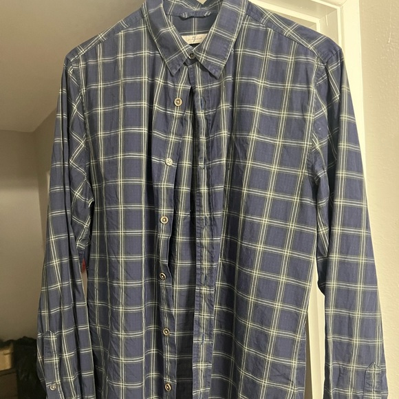 7 For all Mankind Shirt Men Small Cotton - Picture 1 of 5